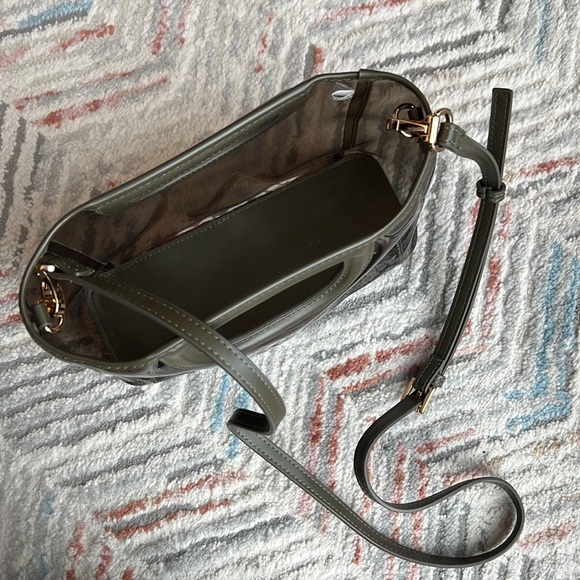 Transparent Bag with green olive tone - Picture 5 of 6